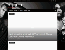 Tablet Screenshot of jubileemag.com